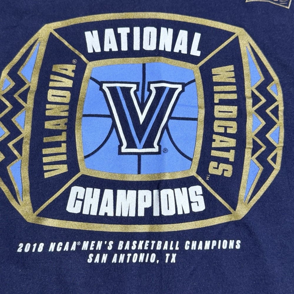 Nike‎ Villanova 2018 National Champions Final Four T Shirt XL NCAA Basketball - Picture 7 of 9